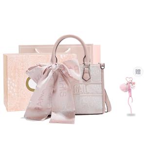 Искусственная кожа Сумка через плечо, Кроссбоди, Женская Большая Многоцветная MISS GAIL, Цветочный Розовый Средний Размер (Подходит для 11-дюймового iPad)