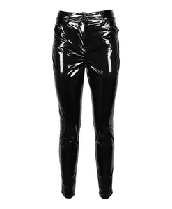 Элегантные брюки из эластичного полиуретана Aniye By, черный