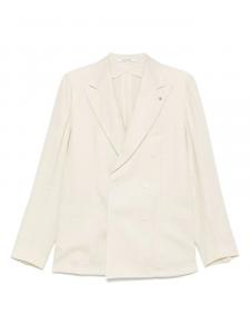 Льняной блейзер Tagliatore, нейтральный