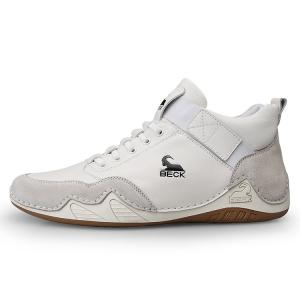 Антискользящие износостойкие полувысокие повседневные ботинок мужской BECK, черный