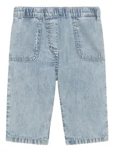 Джинсы с вышитым логотипом Dolce & Gabbana Kids, синий