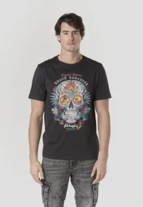 Футболка с коротким рукавом и принтом Koroshi, Antracita Anthracite