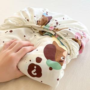 Disney Простыня на резинке 120х200 см, хлопок, дизайн Reliable Puppy