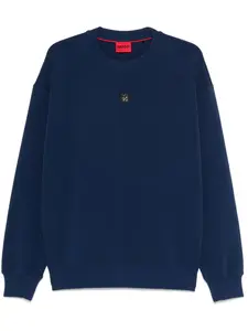 Толстовка с нашивкой-логотипом Hugo, синий