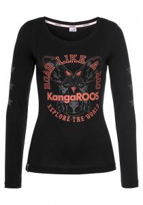 Лонгслив KangaROOS Shirt, черный