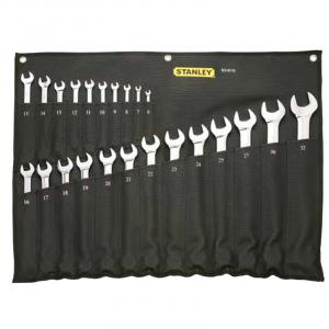 Набор зеркальных ключей Stanley многофункциональный набор длинных ключей двойного назначения из хромованадиевой стали 93-616-22