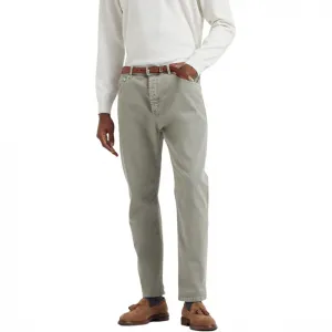 Джинсы прямого кроя Brunello Cucinelli, army зеленый