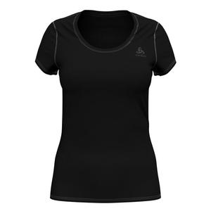 Спортивная футболка Odlo, черный/темно-серый