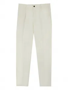 Зауженные брюки со складками Slowear, нейтральный