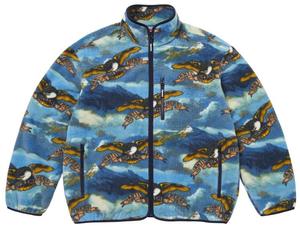 Флисовая куртка Supreme x Antihero, разноцветная, мультиколор