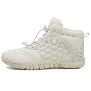 MUSNODO Термоизолированные водонепроницаемые амортизирующие короткие зимние ботинки мужские Ecru, цвет Ecru