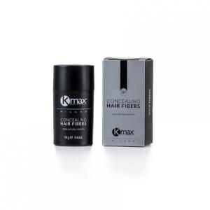 Kmax Маскирующие волокна волос Кератиновые волокна Пудра для волос с эффектом утолщения Волосы для покрытия выпадения волос Обычный размер 15 г Черный