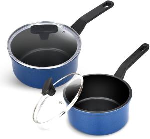 Набор сотейников Legacy Culinaryware с антипригарным покрытием и крышкой 1,4 л и 1,8 л, синий