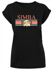 Футболка F4NT4STIC T-Shirt Disney König der Löwen Simba Stripes, черный