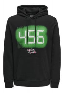 Толстовка ONLY 'Squidgame', черный