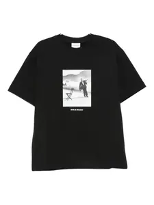 Футболка с графическим принтом Drôle De Monsieur, черный