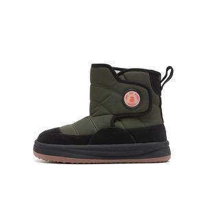 Амортизирующие устойчивые к истиранию утепленные ботинки high top для детей YeeHoO, зеленый