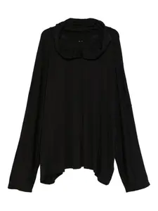 Худи оверсайз Rick Owens, черный