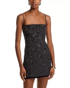Мини-Платье без рукавов Anden Simkhai, черный