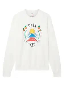 Толстовка с принтом CASABLANCA, белый