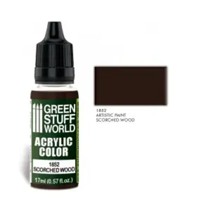 Выжженное дерево, Paint - Acrylic Color Paint - 17ml (Green Stuff World)