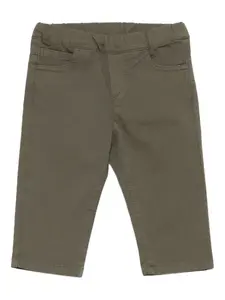 Брюки с резинкой на поясе Fay Kids, зеленый