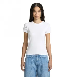 Футболка с коротким рукавом G-Star Rib Slim, белый
