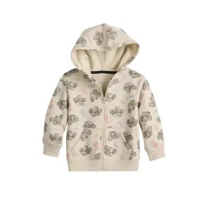 Детская флисовая толстовка с принтом на молнии для мальчиков Jumping Beans, цвет beige monster trucks