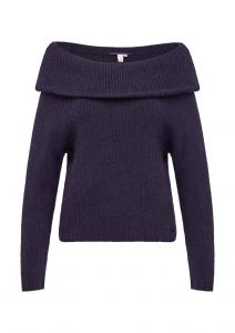 Свитер QS, темно-фиолетовый