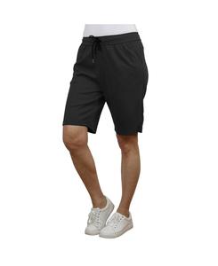 Женские шорты свободного кроя из технологичного флиса с карманом на молнии, запаянным методом термосварки Galaxy By Harvic, Black