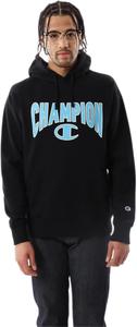 Мужская толстовка Champion C3-Y120 с длинным рукавом, хлопок, с большим логотипом США, базовая модель, черный