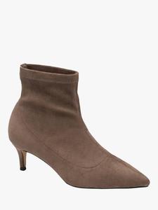 Ботинки Madruga на каблуке kitten с отделкой щиколотки Ravel, Brown