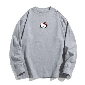 Футболка Hello Kitty SS25 Unisex Sanrio, серый