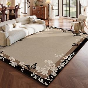 Budis Ковер 240х340 см из искусственной шерсти, пасторальный стиль для гостиной, водостойкий и устойчивый к пятнам, утолщенный для осени и зимы, модель Faux Wool - Overture, размер S [Customized, No Returns Or Exchanges]