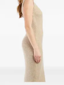 Платье миди без рукавов Derhy, бежевый