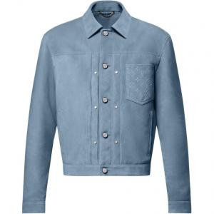 LOUIS VUITTON Кожаная куртка, Blue