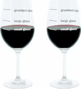 Бокал для вина Leonardo XL, набор из 2 штук, подарочный бокал для настроения с забавной гравировкой, 610 мл Glaskoch