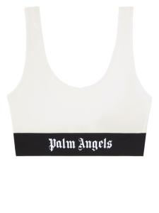 Palm Angels бюстгальтер с логотипом, белый