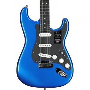 Электрогитара Fender American Ultra II Stratocaster, накладка грифа из черного дерева (с кейсом), благородный синий