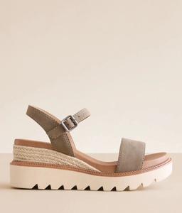 Женские сандалии MIA Ophidia GS1591002 из замши цвета таупе с ремешком на щиколотке ZOGG2118