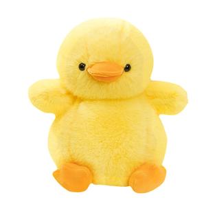 Милые утята-неваляшки плюшевые игрушки высота 25 см/32 см MLING, желтый
