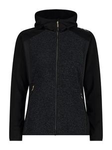 Гибридная куртка черного цвета CMP