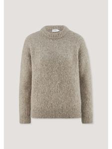 Вязаный свитер натурально-бежевого цвета Hessnatur