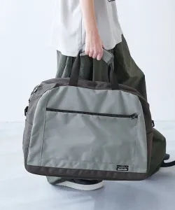 Расширяемая трехсекционная сумка-рюкзак Boston Bag (43,5 л) 2025AW Devirock, цвет 003-Sage-Black