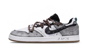 Мужские низкие кроссовки для скейтбординга SB Alleyoop Gothic Nike, светло-серый