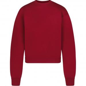 Skims Толстовка Holiday Collection FW24 COTTON FLEECE CLASSIC CREWNECK женская CRANBERRY/Cranberry