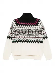 Джемпер вязки "Фэр-Айл" Semicouture, белый