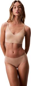 Женский бюстгальтер-бралетт Calvin Klein Invisibles Comfort с легкой подкладкой, бесшовный, с треугольными чашечками и косточками-косточками, Bare