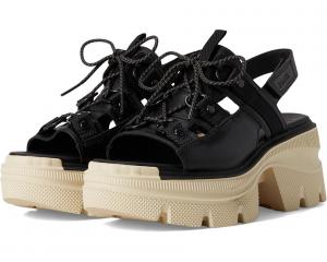 Женские босоножки на платформе SOREL Rein Cb Lace, Black/Bleached Ceramic