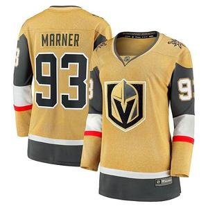 Женская домашняя джерси Vegas Golden Knights Mitch Marner Gold Breakaway Fanatics